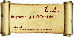 Bugarszky László névjegykártya